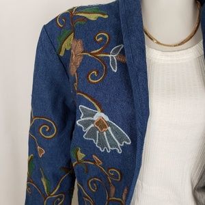New Identity Jean Foral Jacket